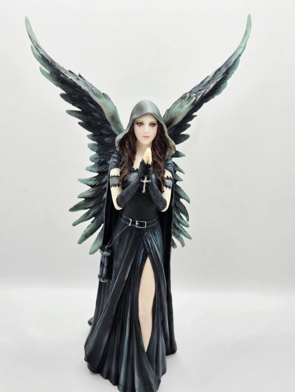 Anne Stokes Harbinger Gothic Angel Statue - Resin Figurine Dark Fantasy Decor